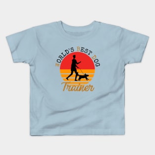 World's Best Dog Trainer Kids T-Shirt